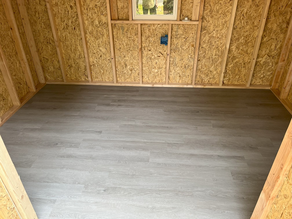 Vinyl plank flooring installation